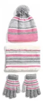 Comprar Conjunto De 3 Gorros, Bufandas Y Guantes De Punto Para Invie