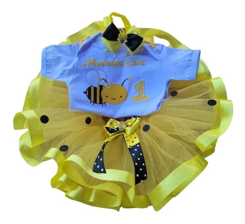 Roupa de hotsell abelhinha para aniversario