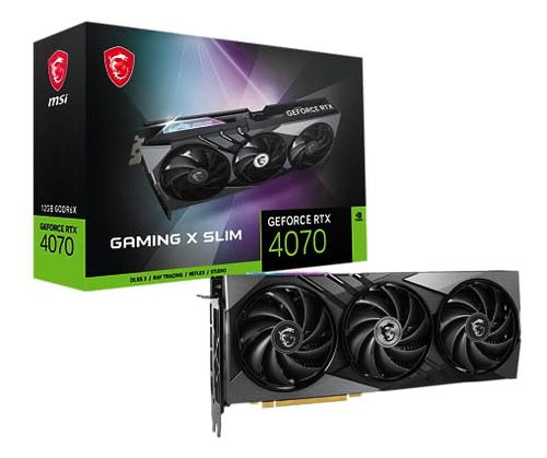 Placa gráfica Msi Geforce Rtx 4070 Gaming X Slim 12g