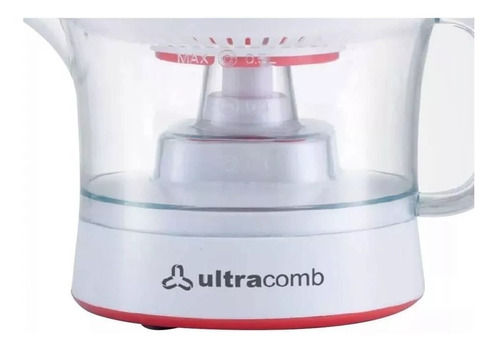 Imagen 3 de 5 de Exprimidor De Cítricos Ultracomb Ex-2302 Capacidad 500ml 25w