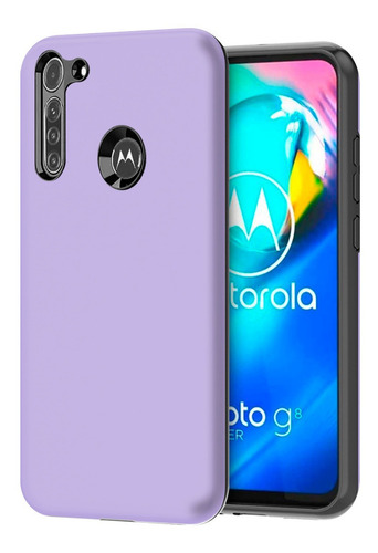 Imagen 1 de 2 de Funda Para Moto G8 Power Armor Soft Alto Impacto Premium