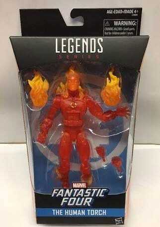 Marvel Legends Human Torch Exclusivo Walgreens 4 Fantasticos