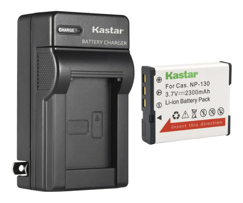 Bateria Cargador Pared Ca Repuesto Para Casio Np-130 Np-130a