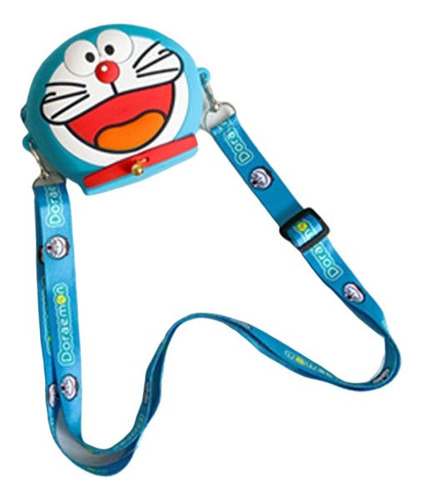 Nuevos Monederos Doraemon Girl Lindo Bolso Cruzado De Silico