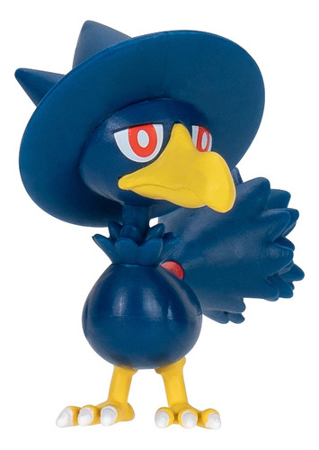 Paquete De 3 Figuras De Batalla Pokemon Eevee + Wartortle + Murkrow Articuladas