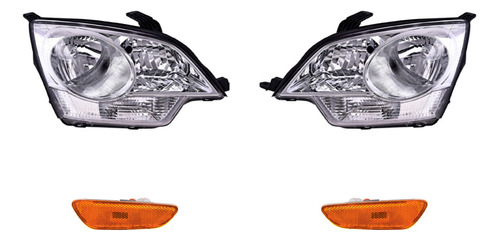 Cuartos + Faros 4 Piezas Depo P/ Saturn Vue 2008-2010