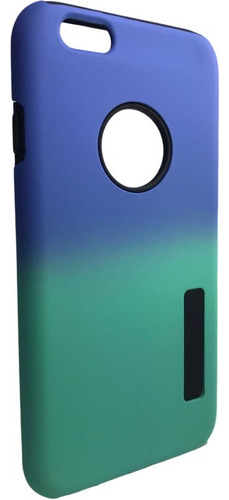 Protector Carcasa Dos Colores Degradé Para iPhone 6 6s 7 8