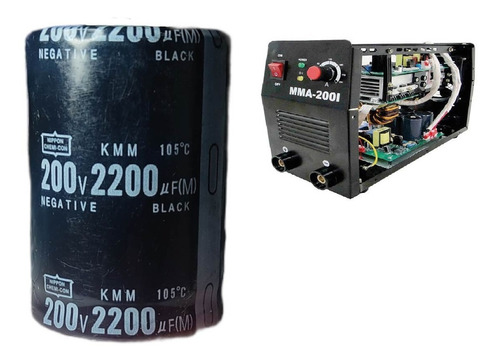 Capacitor Electrolítico 2200mf 200v Rubycon Maquina Soldar