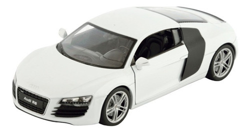 Audi R8 V10 Escala 1:24 Welly Blanco