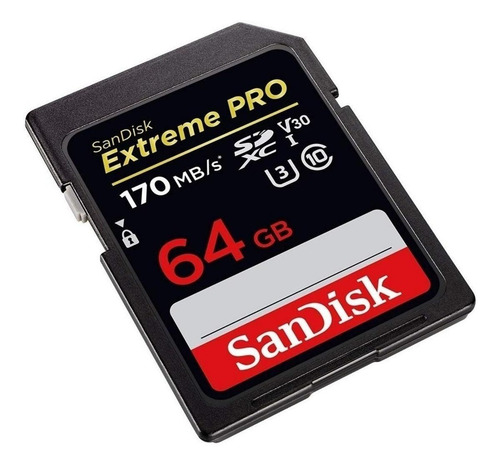 Imagen 2 de 3 de Tarjeta de memoria SanDisk SDSDXXY-064G-GN4IN Extreme Pro 64GB