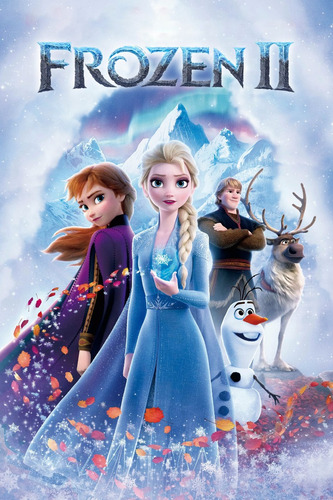 Posters Cine Frozen 2 Disney Peliculas Lona 120x80 Cm