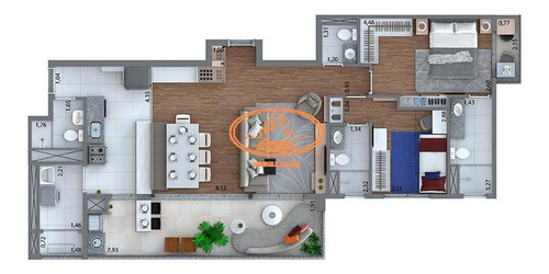 Apartamento Com 3 Dormitório(s) Localizado(a) No Bairro Tatuapé Em São Paulo / São Paulo - 2977:906141