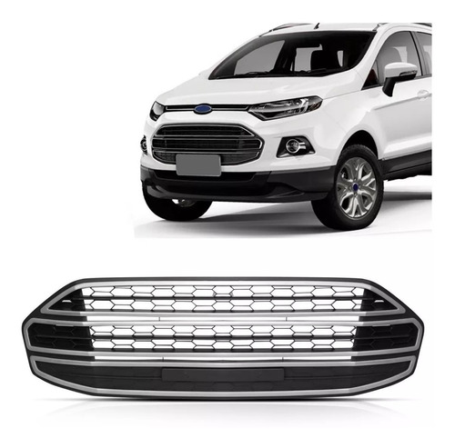 Grade Central Ecosport 2013 2014 2015 2016 Cinza