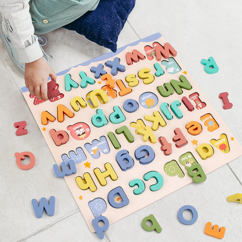 Juego Educativo De Madera Del Rompecabezas Del Abc Del