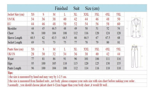 3 Pcs Set Men's Suit Regular Fit Tuxedo Traje De Boda Sólido