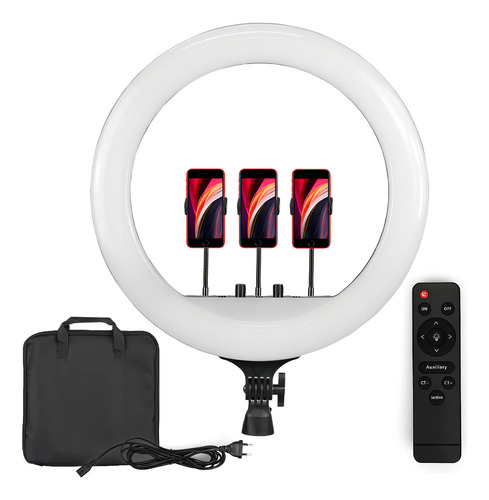Ring Light Led Bicolor 54cm Com 3 Suporte Celular - Rl-21