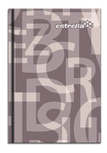 Libro Estrella 218 1/8 Francesa Raya C/indice 96 Hojas /vc