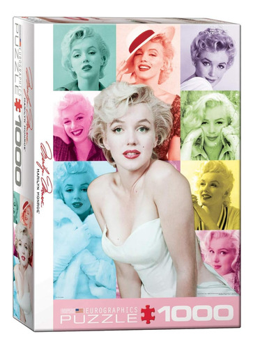 Eurographics Marilyn Monroe Retrato En Color (1000 Piezas) P