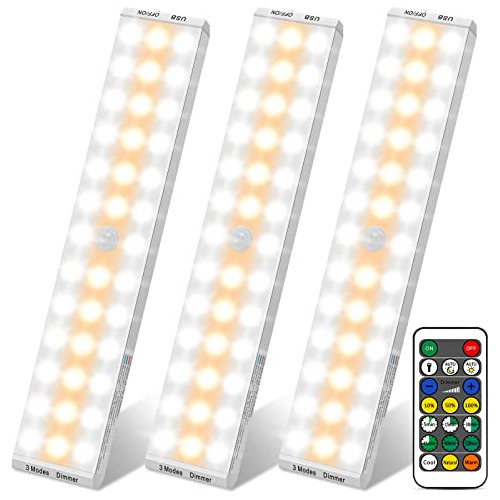 Luces De Armario Led, 38 Luces Inalámbricas Gabinetes ...