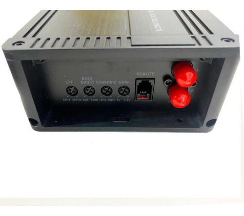 Amplificador Monoblock Un Canal Clase D Monster Aam1400.1 Negro