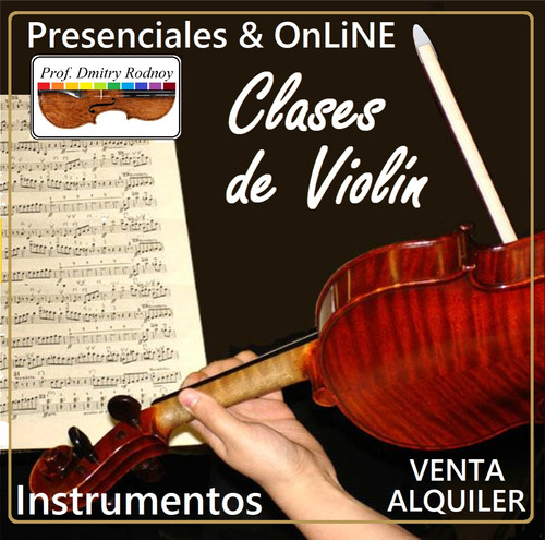 Clases Online Presencial + Violín De Estudio /venta/alquiler