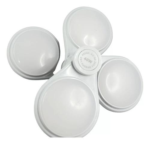 Foco Ahorra Luz Led Plegable Movil Iluminacion 40w 4 Aspas