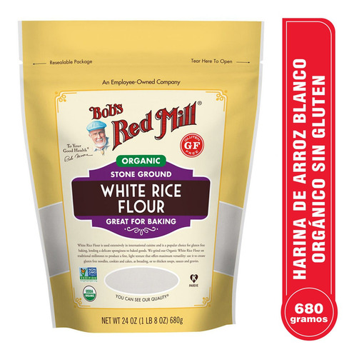Harina Arroz Blanco Bob's Red Mill 680g