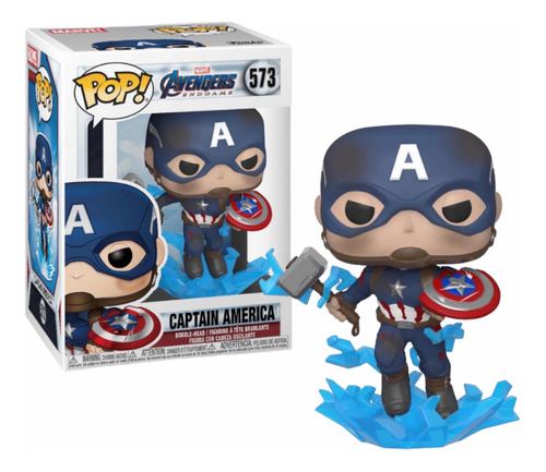 Funko Pop Endgame Avengers Captain America Shield & Mjolnir