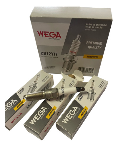 Jogo Velas Ignição Onix Tracker Montana 1.0 12v Turbo Wega