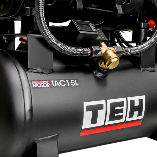 Compresor De Aire Silencioso 15 Litros 2hp Tehtools