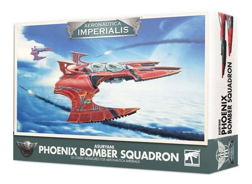 Aeronautica Imperialis Asuryani Phoenix Bomber Squadron Rojo