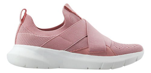 Tenis Dama Casual Confort Slip On Charly 1059263 Rosa