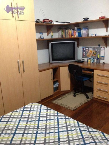 Imagem 13 de 27 de Sobrado Com 3 Dormitórios À Venda, 165 M² Por R$ 744.000,00 - Jardim Milena - Santo André/sp - So0021