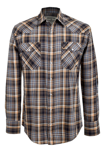 Camisa Vaquera Wrangler Hombre Manga Larga U51