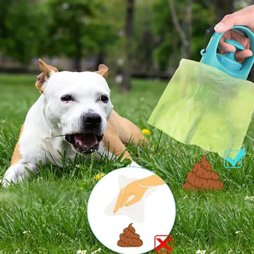 Recogedor Heces Portátil Para Mascotas Agua