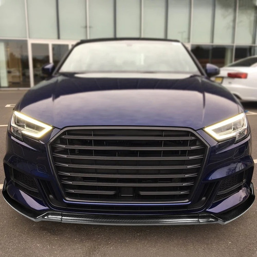 Lip Frontal Audi A3 S3 2017 2018 2019 2020fibra Carbono Real