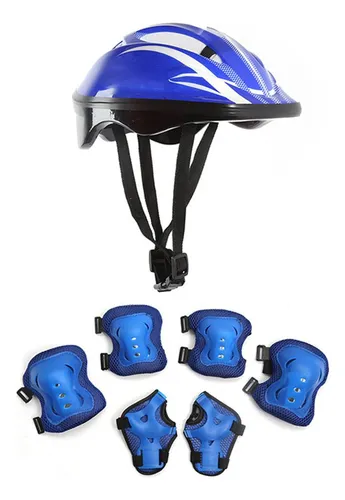 comprar Juego De 7 Cascos De Bicicleta Para Niños, Rodilleras, Coder
