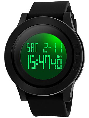 Hombres S Reloj De Pulsera Digital De Deportes Led De P...