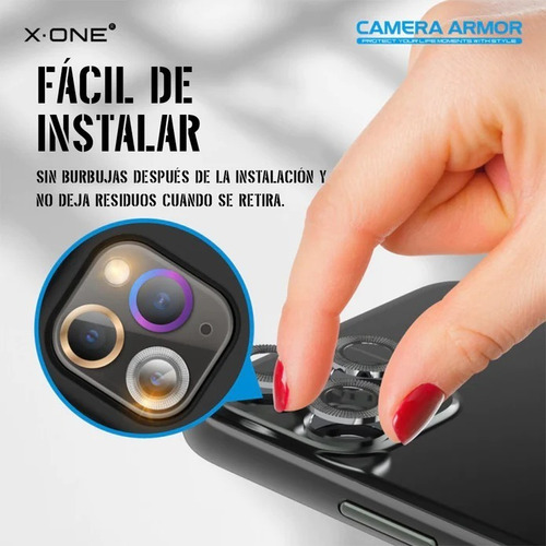 Imagen 2 de 5 de Protector De Camaras Para iPhone X-one