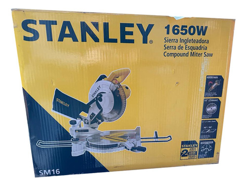 Sierra Ingletadora Stanley Sm16  1650w - 120v