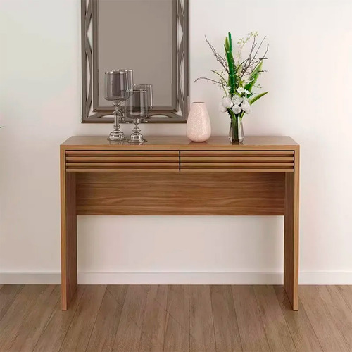 Mesa Arrimo 2 Cajones Natural Tecnomobili
