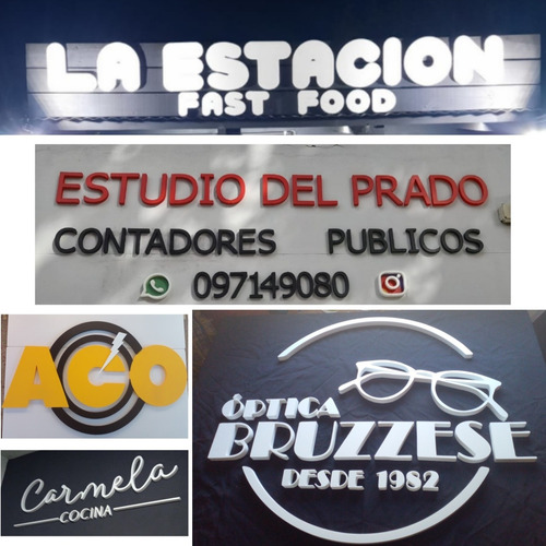 Imagen 8 de 10 de Letras Corporeos Corporeas Carteleria Letras Volumen Negocio