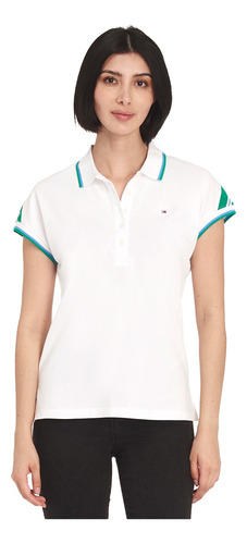 Playera Polo Tommy Hilfiger Ww0ww41285 Mujer