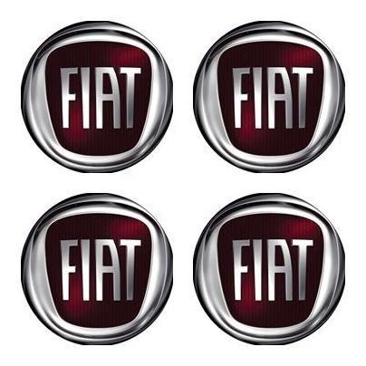 Emblema Calota 55mm Fiat Vm/pta (4 Un)