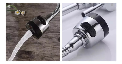 Llave Lavaplato Monomando Cuello Flexible Con Accesorios