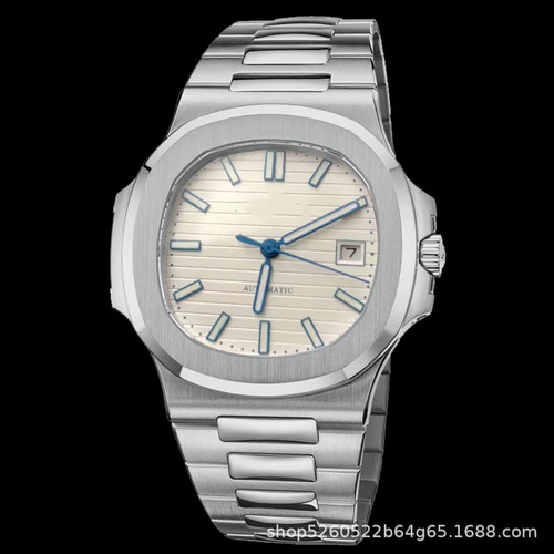 2 - Reloj De Acero Patek Nautilus 5711 Luminoso E Impermeabl