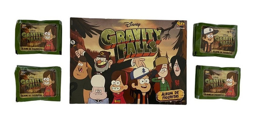 1 Álbum + 100 Sobres De Figuritas Gravity Falls - Promo