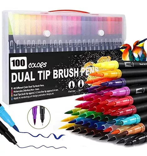 Marcadores Lápices Colores Profesionales Kit Dibujo 150 pz
