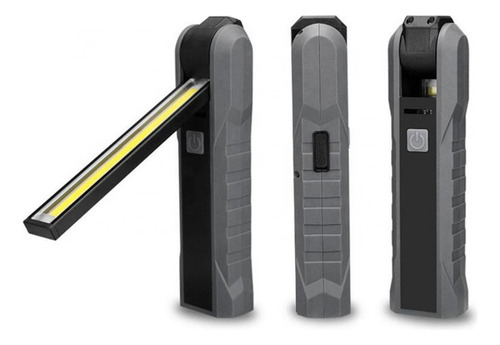 Luz De Trabajo Usb Portátil Plegable 4 Modos Cob Linterna