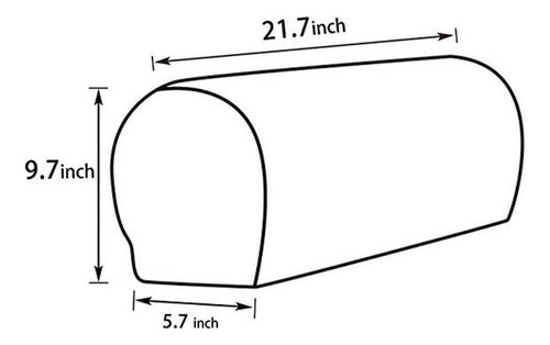2 Par Elástico Apoyabrazos Sofá Cubre Sillones